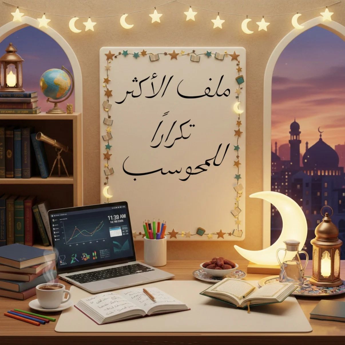 الملفات الاكثر تكرار في اختبار القدرات  [المفكر كمي4}